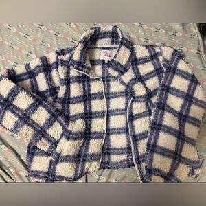 Plaid Fleece Jacket